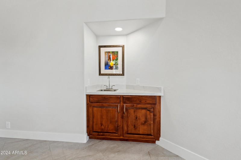 Wet Bar by Dining area