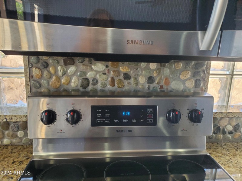 stove and backsplash