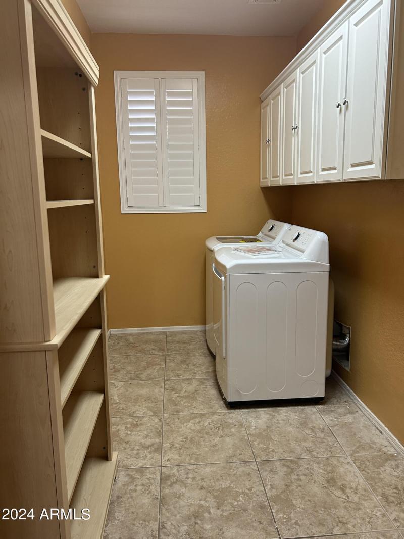 Twilight laundry room