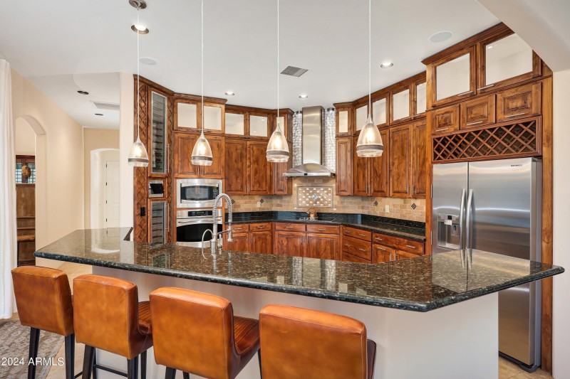 Kitchen Island w/ Bar Top Seating