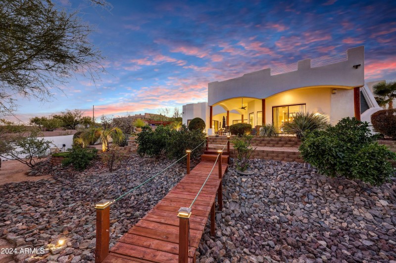 Bridge to the Back Patio