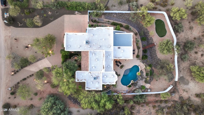Aerial View of Property
