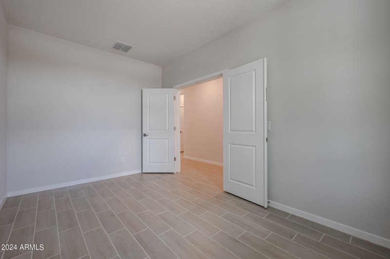 Study with double doors