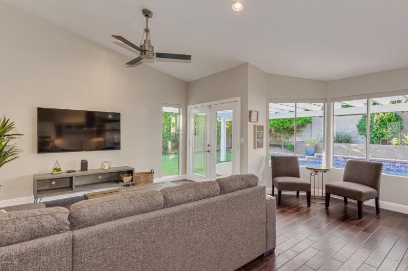 Great Room open, Light and Bright