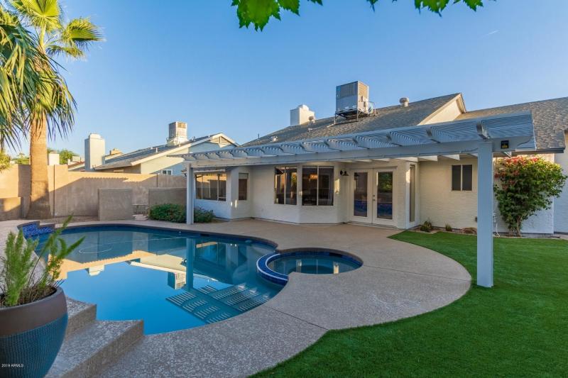 Backyard Pool & Covered Patio