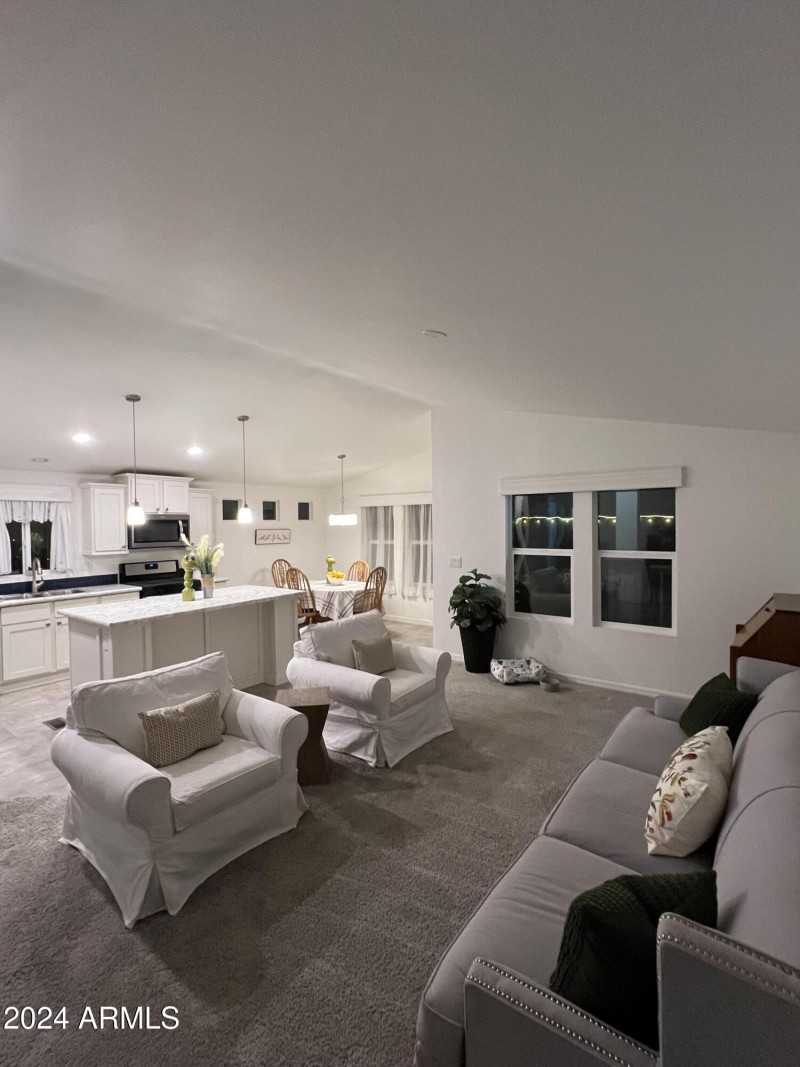 Open concept to Living