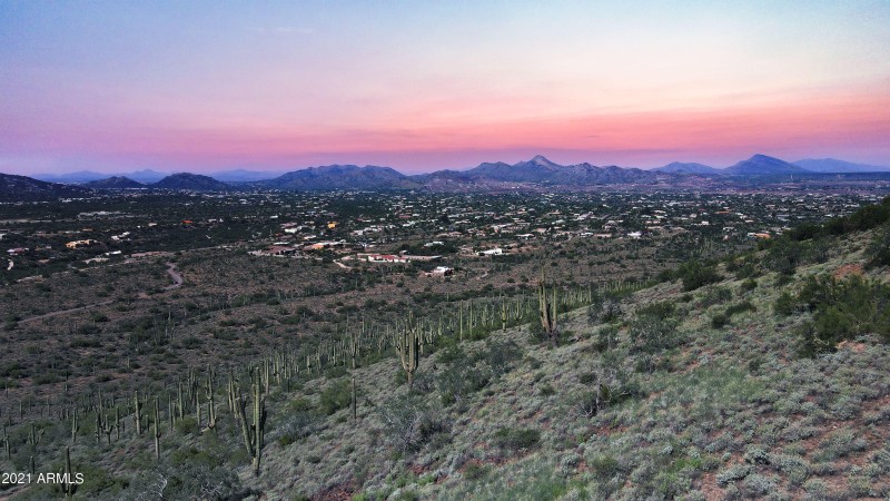 City Lights and Colorful Sunsets