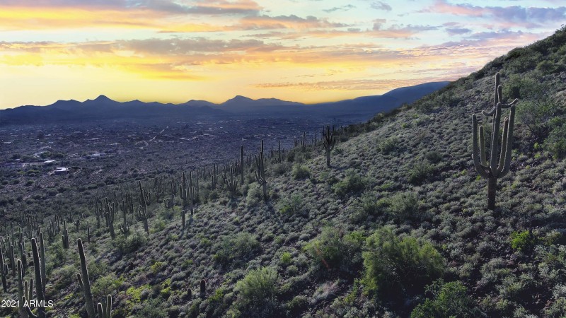 Hillside View at Sunset