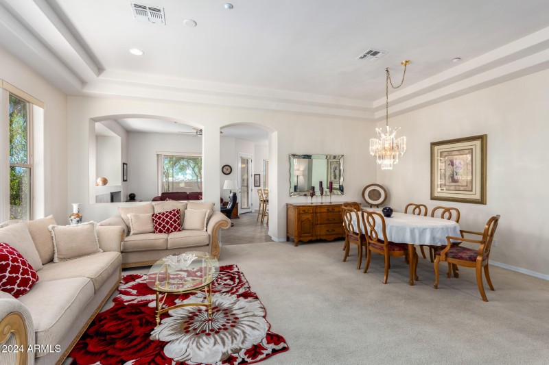 Formal Living and Dining Area