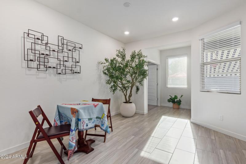 Dining room & Back Door