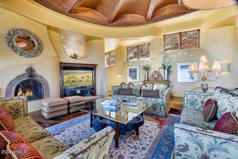 Fireplace and Media Wall