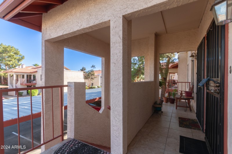 Front balcony