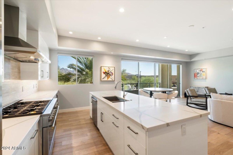 Open Kitchen to Living Room