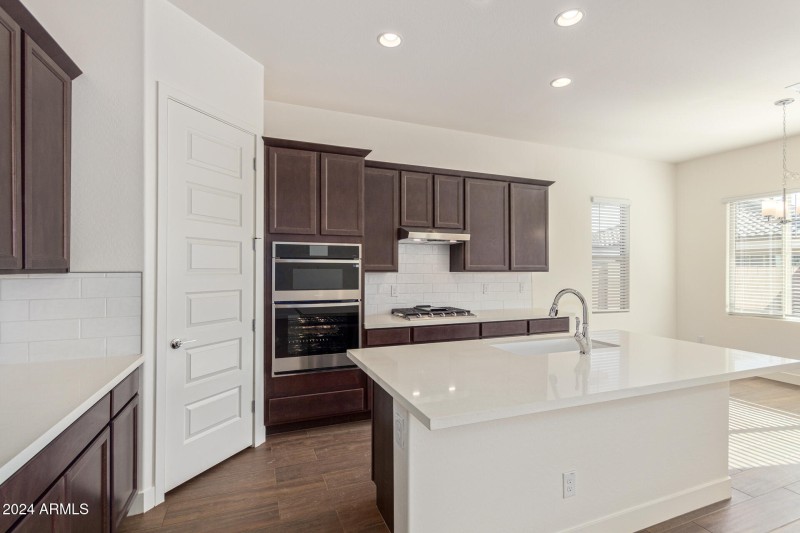 Double Ovens and Gas Cooktop