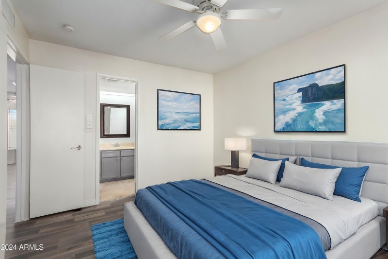 Primary Bedroom Furnished