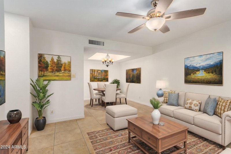 Dining Room/Living furnished