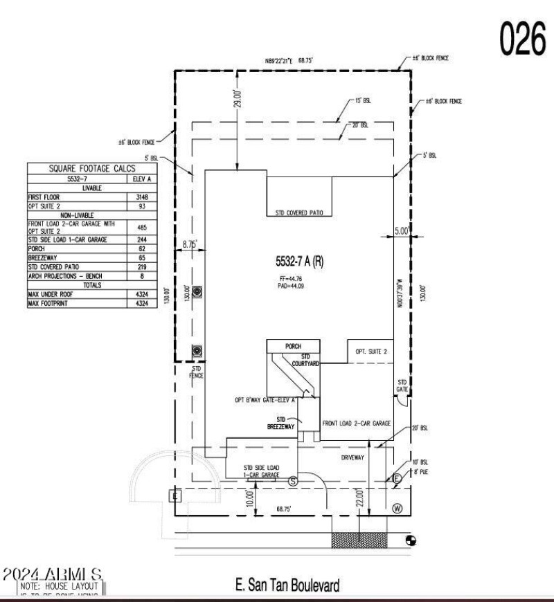 Plot Plan
