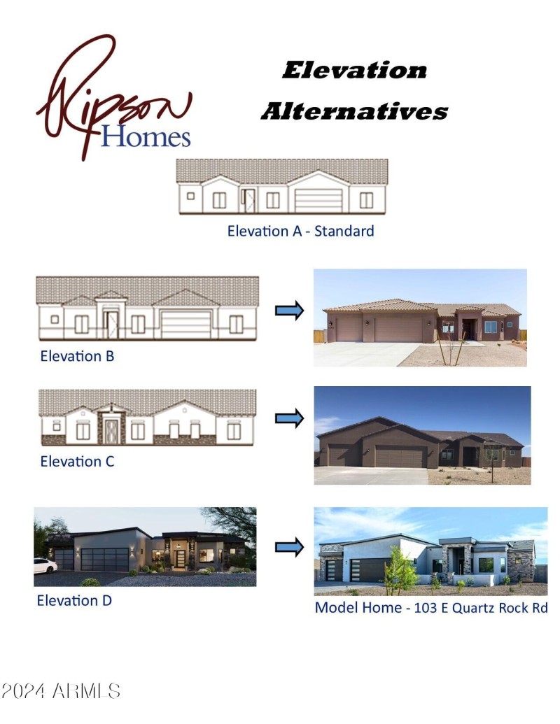 Alternatives for Front Elevation 2900