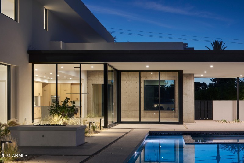 Designer Pool and Patio Detail