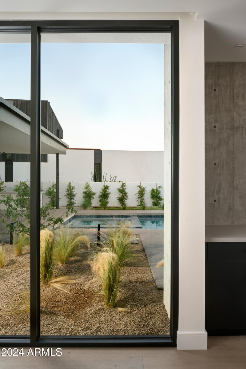 Poolside View from Within
