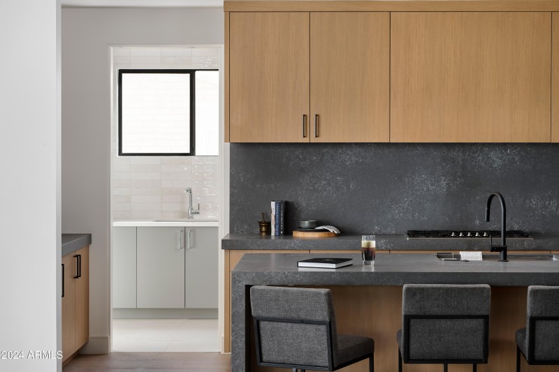 Sleek Kitchen + Bar Seating