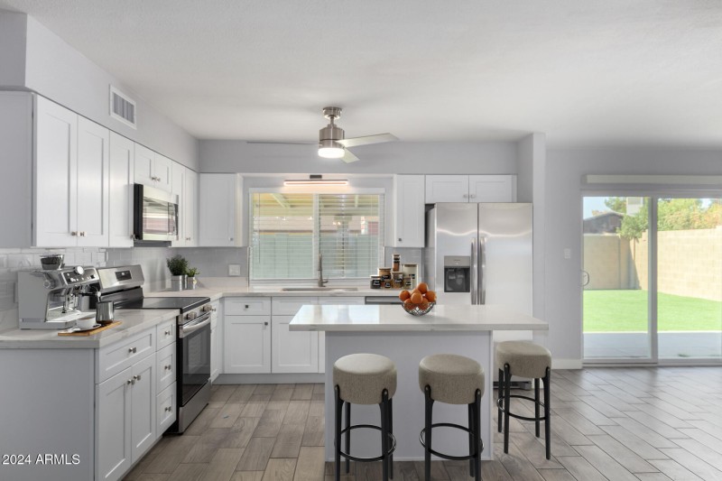 3 Kitchen Staged