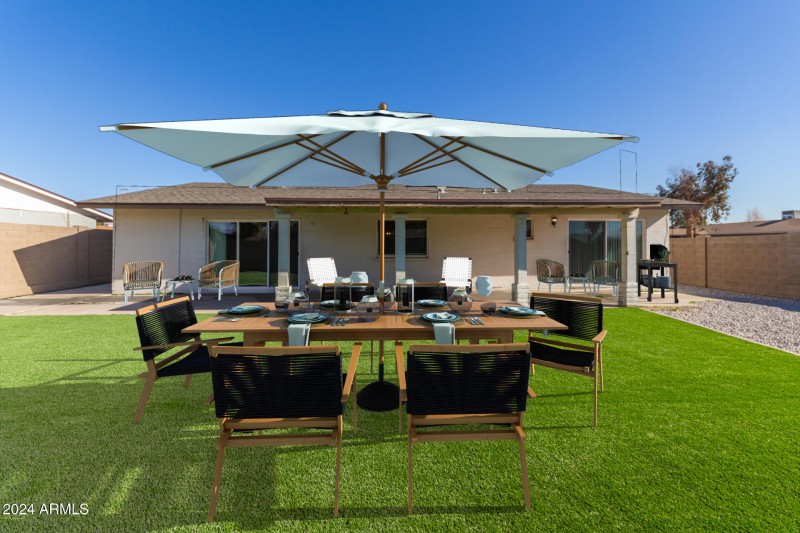 26 Back Yard Staged