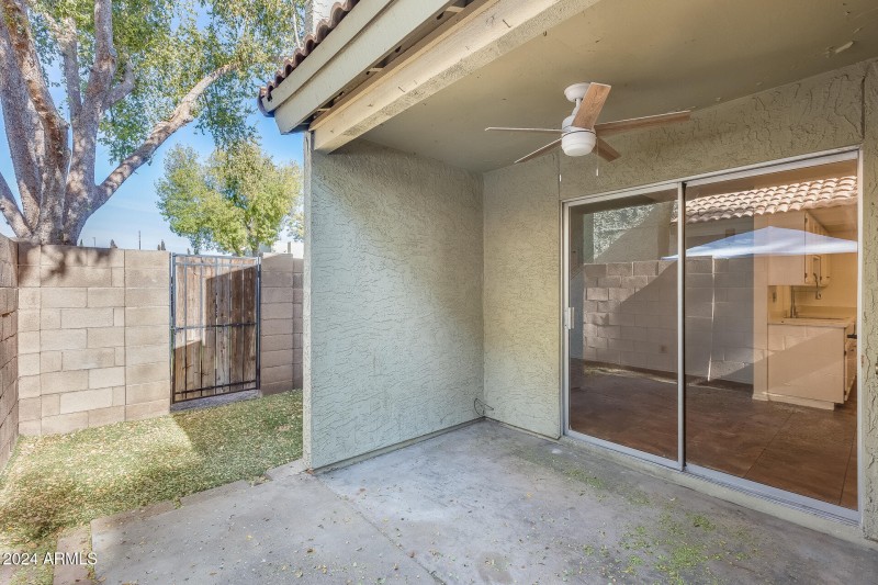 Covered Side Patio