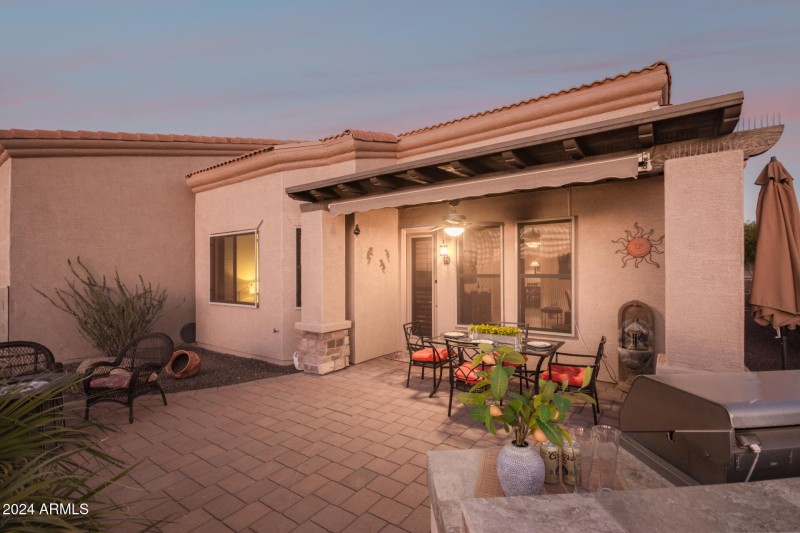 Covered patio