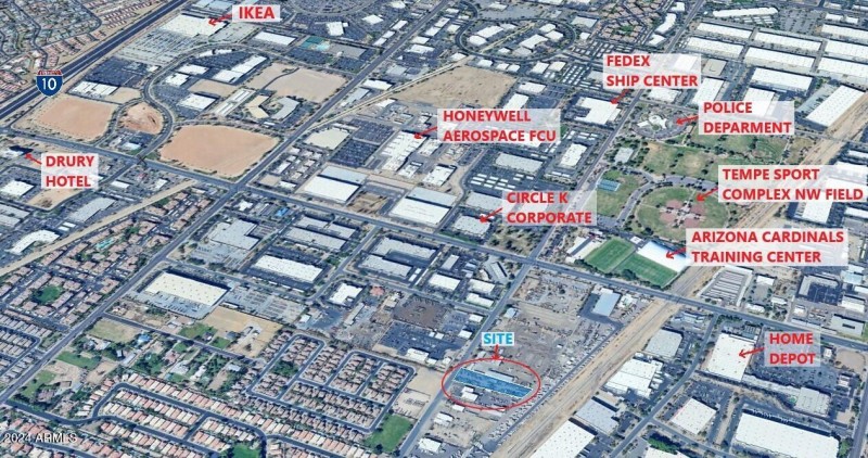 Map of lot S. Hardy Dr