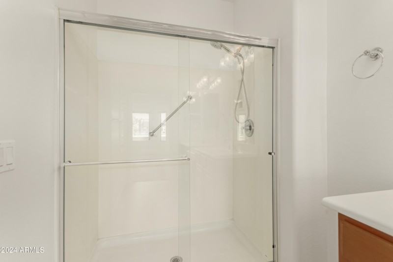 Master shower