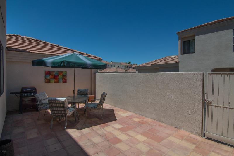 Large Private Front Patio