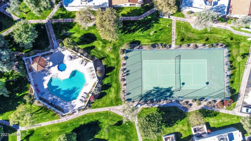 Aerial Arroyo Verde Townhomes