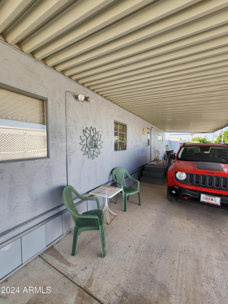 Carport Entrance