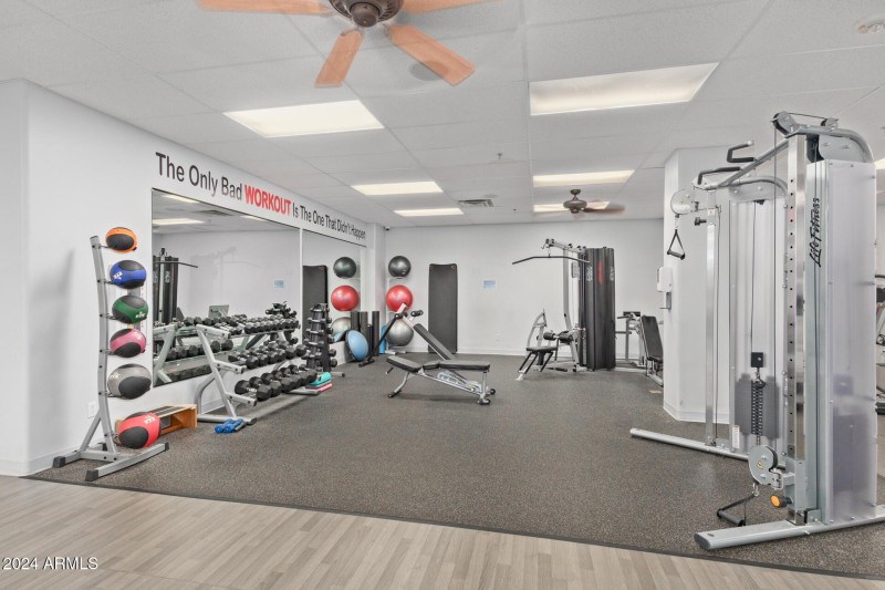 Fitness area