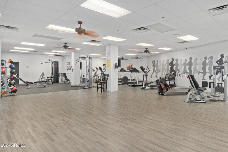 Fitness area