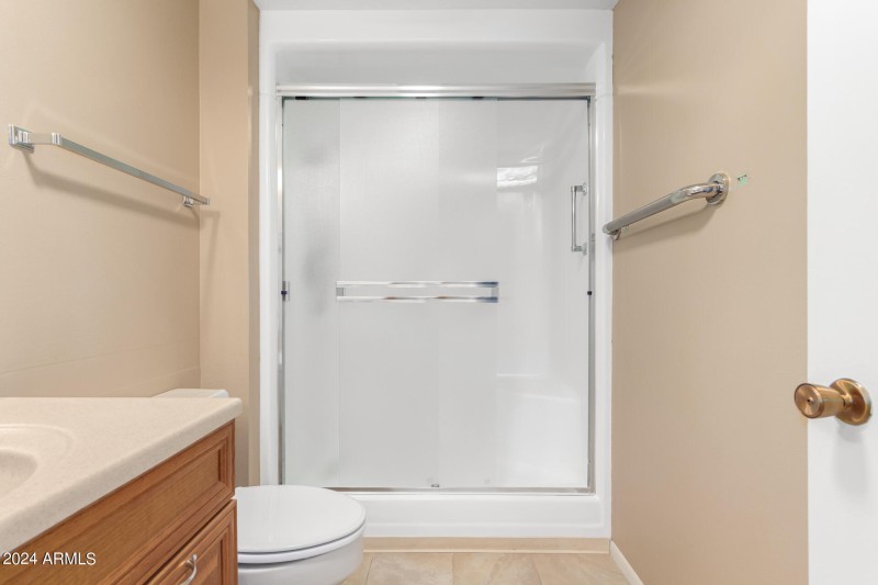 Vertical Spa in Shower