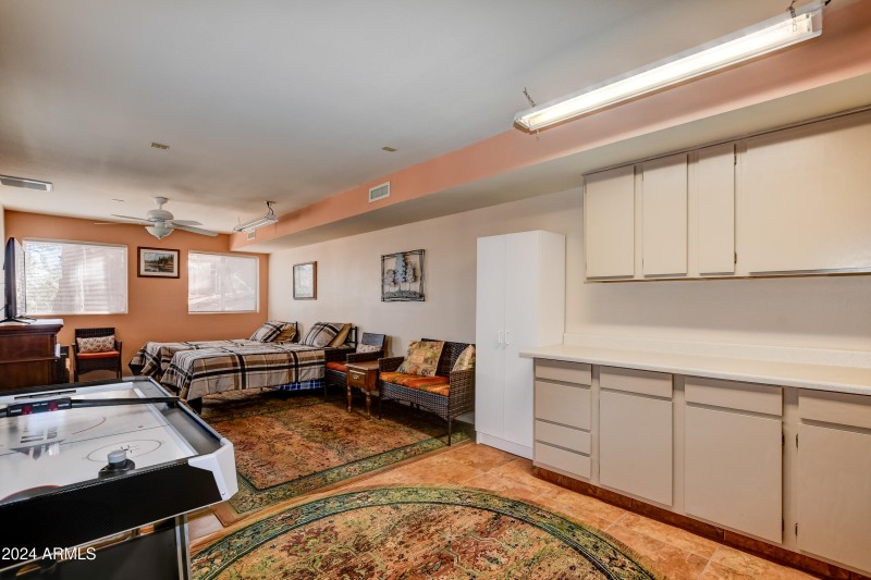 Finished walkout basement