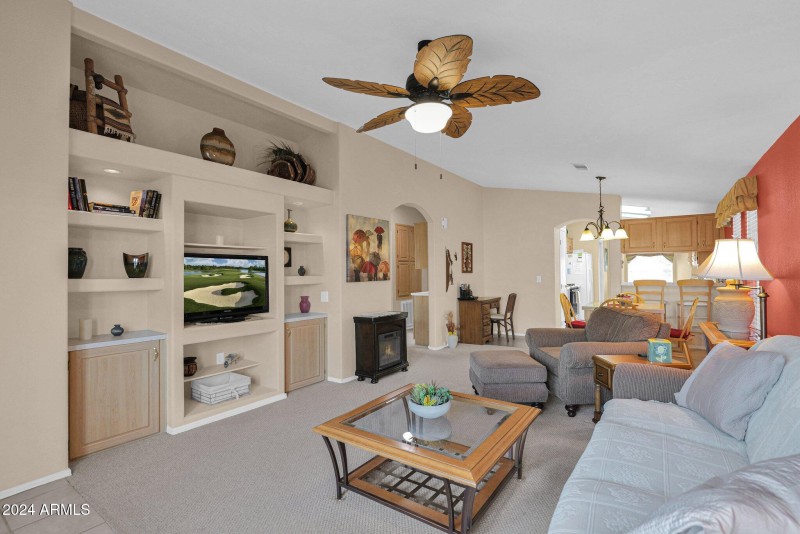 Great Room Leads to Dining Area