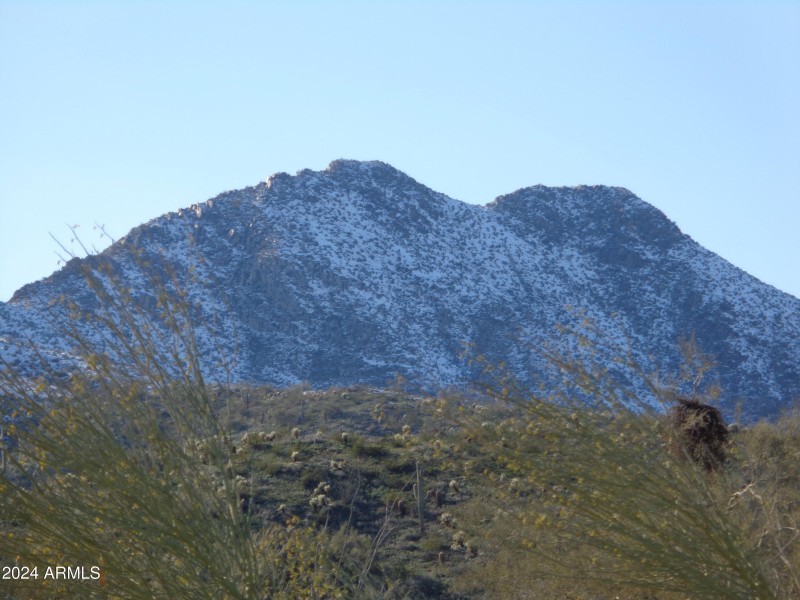 McDowell Mountains with snow (1)
