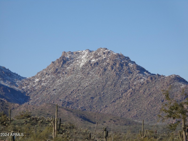 McDowell Mountains with snow (2)