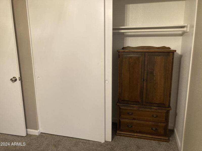 guest closet and dresser