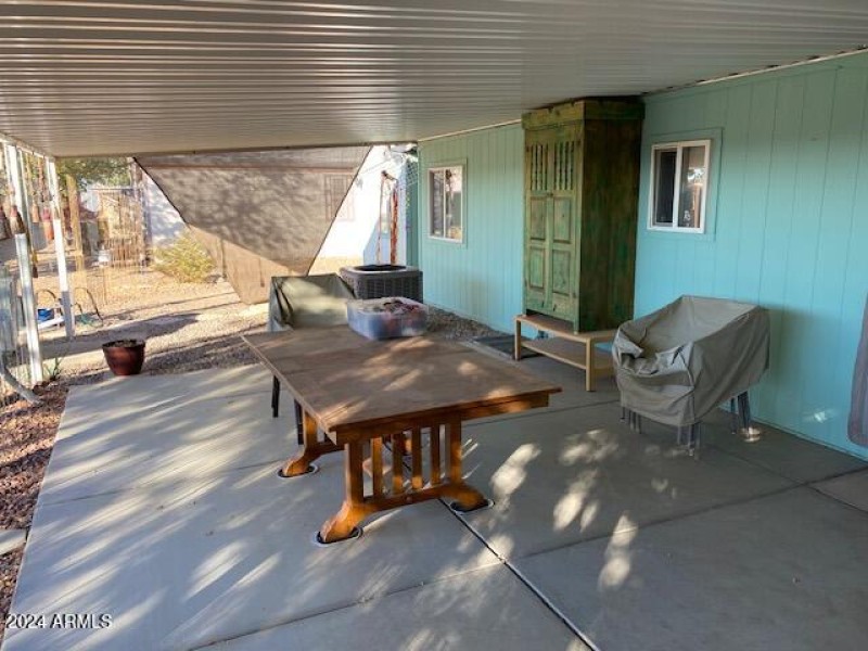 Back Patio view West