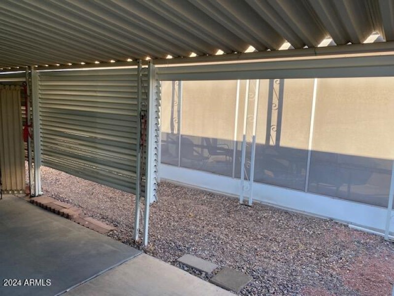 West Carport cover