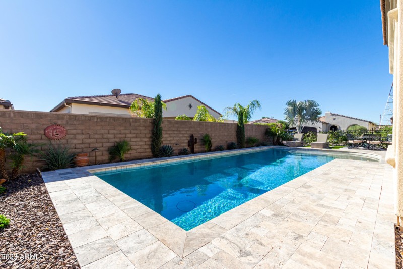 Pool - South facing backyard