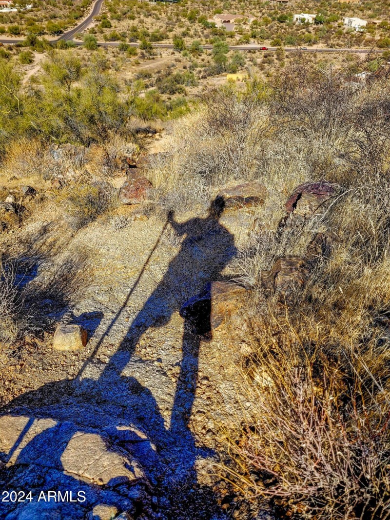 exciting hiking up the trail