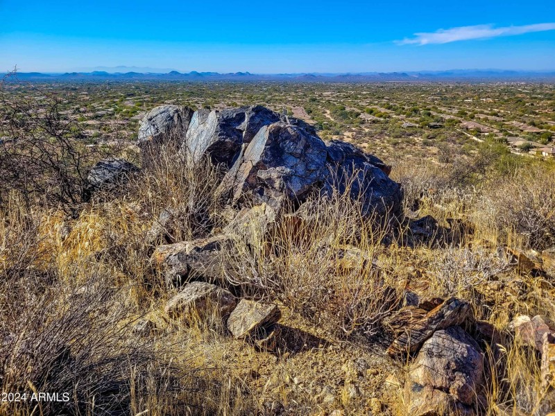 near the top looking West