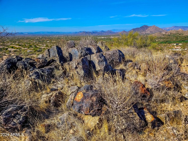 the rocky outcropping