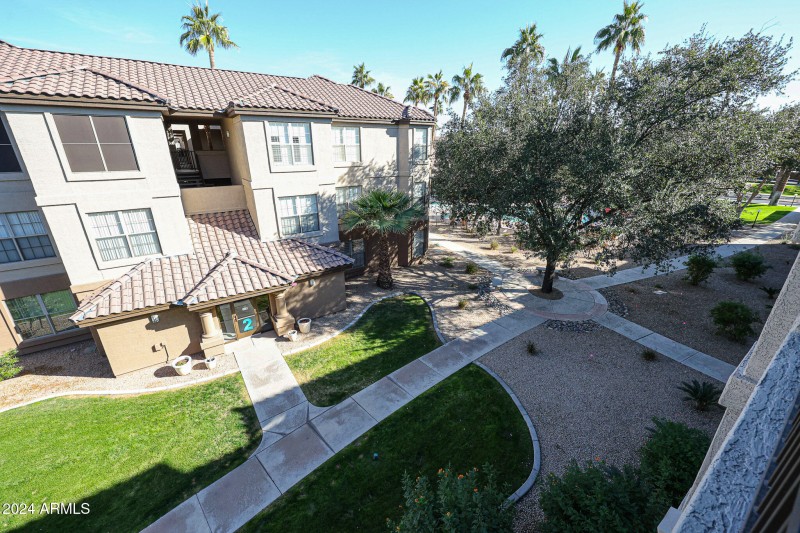 Balcony View towards Pool