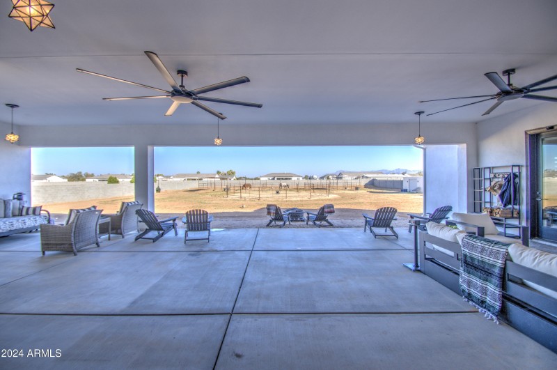 Huge patio